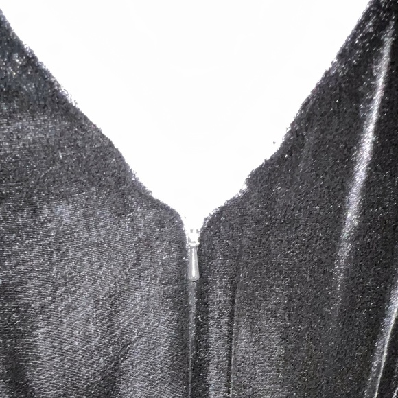 Little Black Velvet Dress - Picture 4 of 6